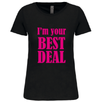 Dames T-shirt I'm your best deal - Valentijn