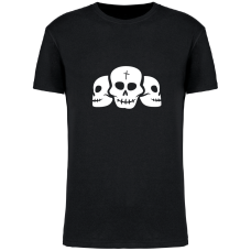 Kinder T-shirt 3 skulls - Halloween